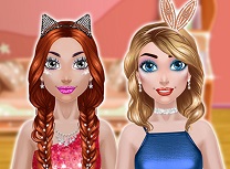 Fete Machiaj cu Sclipici