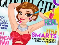 Fata de pe Coperta Machiaj Real