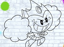 Fetitele Powerpuff Colour In