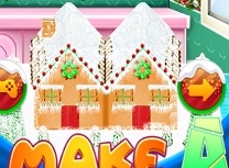 Gatiti Tort cu Casa de Turta Dulce