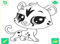 Micul Pet Shop de Colorat