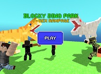 Blocky Parc cu Dinozauri T Rex