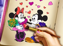 Minnie Carte de Colorat