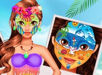 Oceania Printesa Moana Arta pe Fata