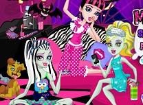 Monstrii Petrecere in Pijamale Fete Amuzante