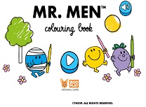 Mr Men Carte de Colorat