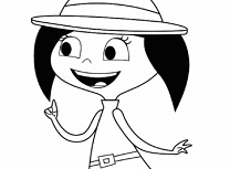 Pamantul Catre Luna de Colorat