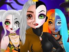 Printesa Machiaj de Halloween pe Jumatate de Fata