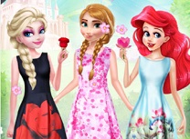 Printese Disney Fashion cu Flori