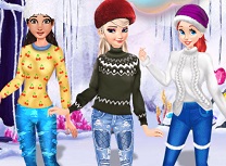 Printese Pulovere Dragute de Iarna