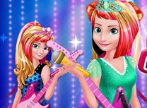 Elsa si Anna Rochie Regala Rock