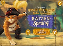 Motanul Incaltat Leaping Cat