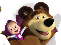 Puzzle cu Masha si Ursul