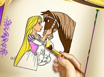 Printese Blonda Carte de Colorat