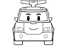 Robocar Poli de Colorat