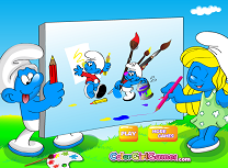 Strumfi Carte de Colorat