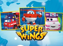 Super Wings Puzzle Slides
