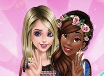 Tiana si Elsa Devin BFF