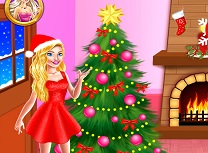 Timpul de Craciun Decorati Camera