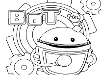 Robotul Umizoomi de Colorat