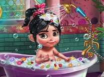 Bebelusa Vanellope Ingrijire la Dus